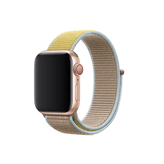 Woven Nylon Strap For Apple Watch-Seashell (42/44/45/49mm)